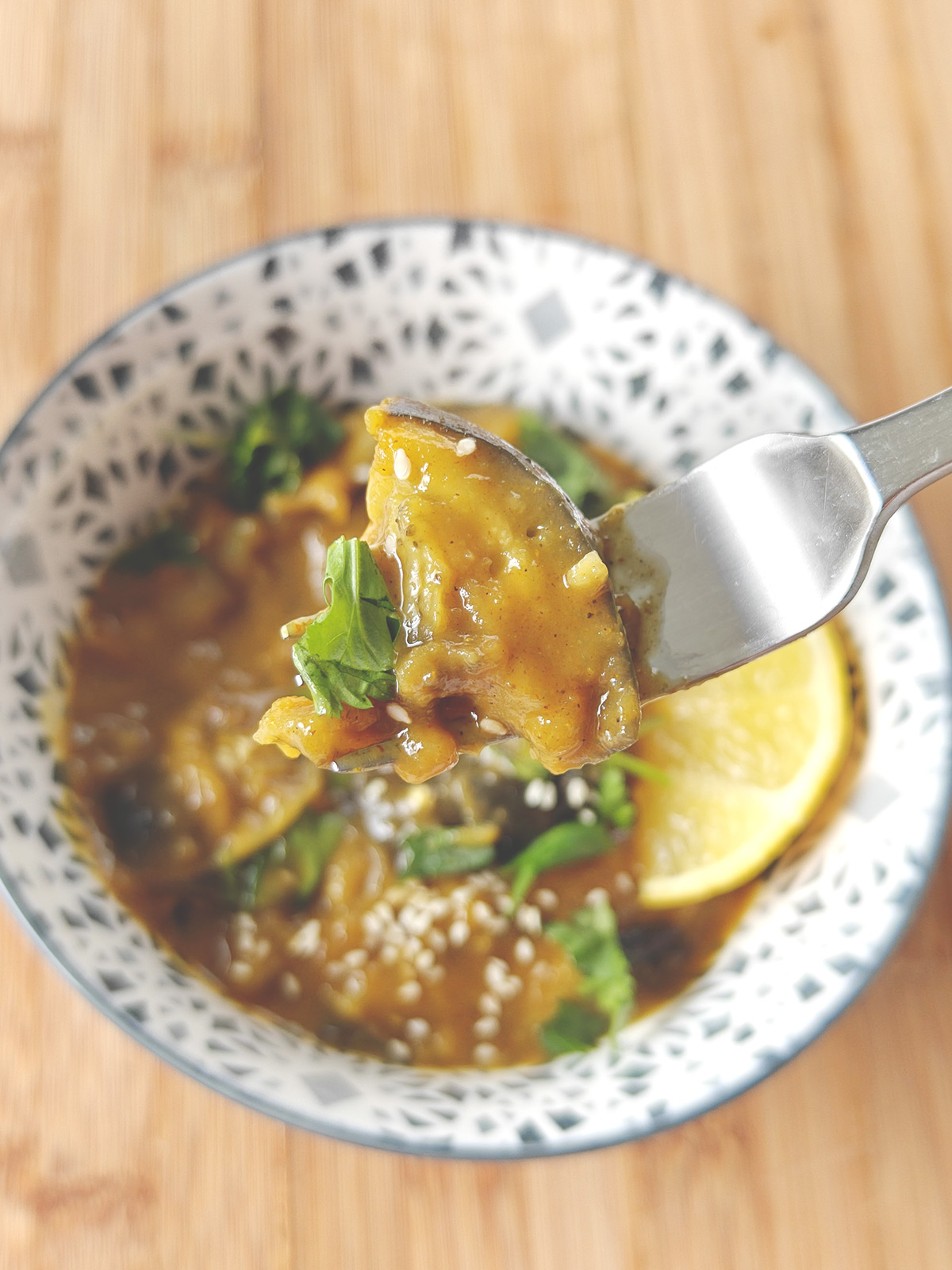 Curry d'aubergines